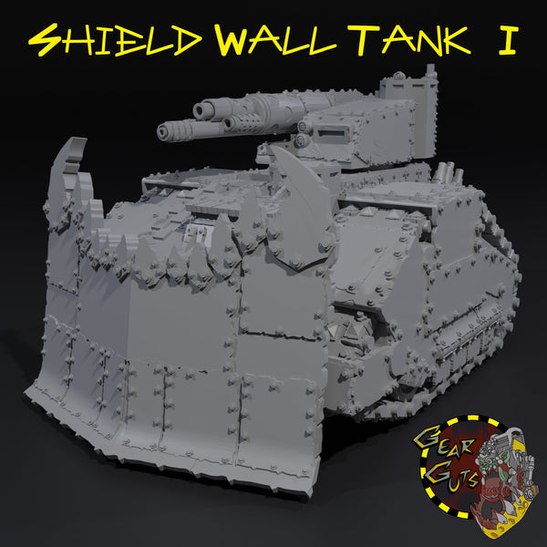 Shield Wall Tank - I - STL Download