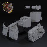 Shield Wall Tank - J - STL Download