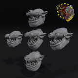 Sneaky Broozer Heads x5 - A - STL Download