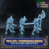 Medjay Pharaohguards with Hexphase Warscythes x5