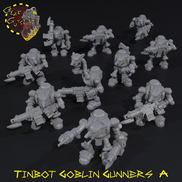 Tinbot Goblin Gunners x10 - A - STL Download