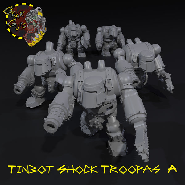 Tinbot Shock Troopas x5 - A - STL Download