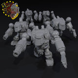 Tinbot Shock Troopas x5 - A - STL Download