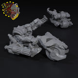 Veteran Broozer Bikers x3 - A - STL Download
