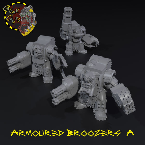 Armored Broozers x3 - A - STL Download