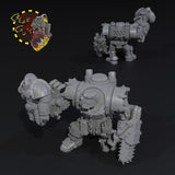 Armored Tinbot Veterans x3 - A - STL Download