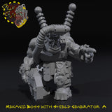Mekanic Boss with Shield Generator - A - STL Download