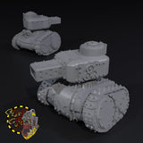 Mini Tanks x4 - G - STL Download