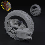 Mono Wheel Broozer Bikers x3 - A - STL Download