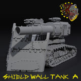 Shield Wall Tank - A - STL Download