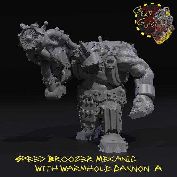 Speed Broozer Mekanic Boss with Wormhole Cannon - A - STL Download
