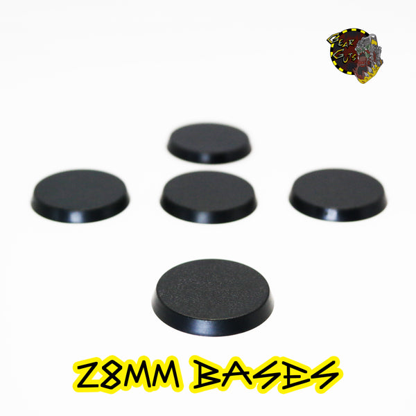 32mm Round Bases x5