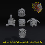 Armored Broozer Heads x5 - B - STL Download