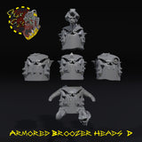 Armored Broozer Heads x5 - D - STL Download