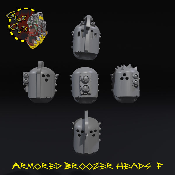 Armored Broozer Heads x5 - F - STL Download