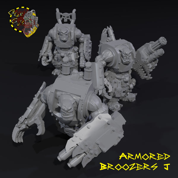 Armored Broozers x3 - J - STL Download