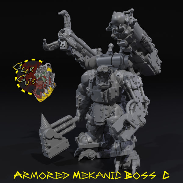 Armored Mekanic Boss - C - STL Download