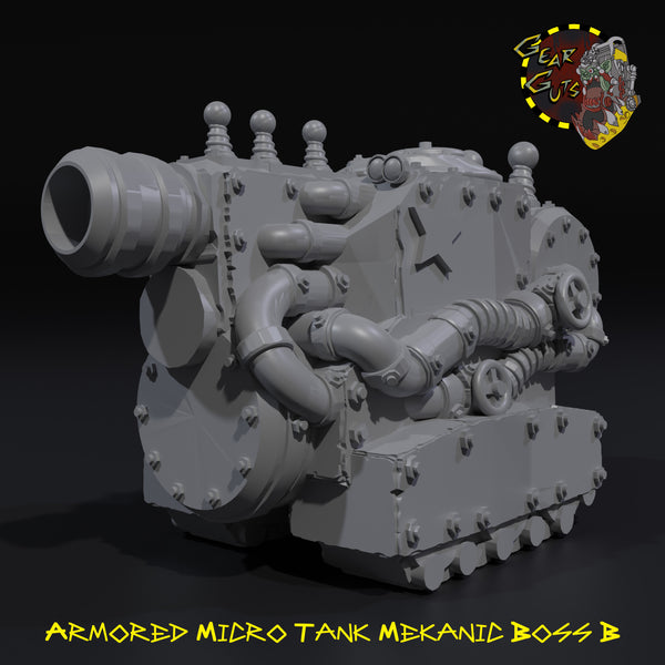 Armored Micro Tank Mekanic Boss - B – Gear Gut's Mek Shop