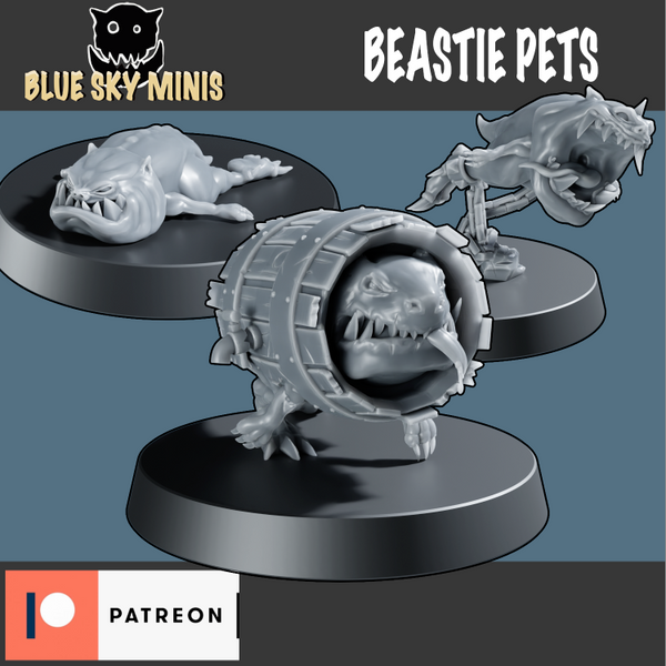 Beastie Pets x3