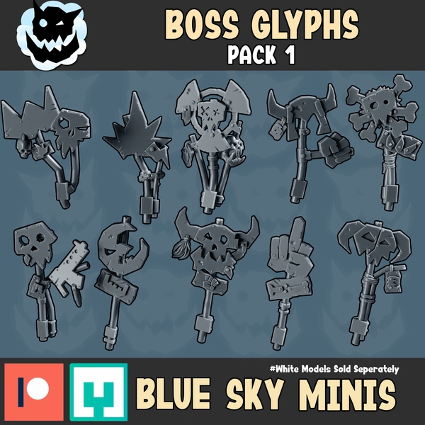 Boss Glyphs x10 - Pack 1