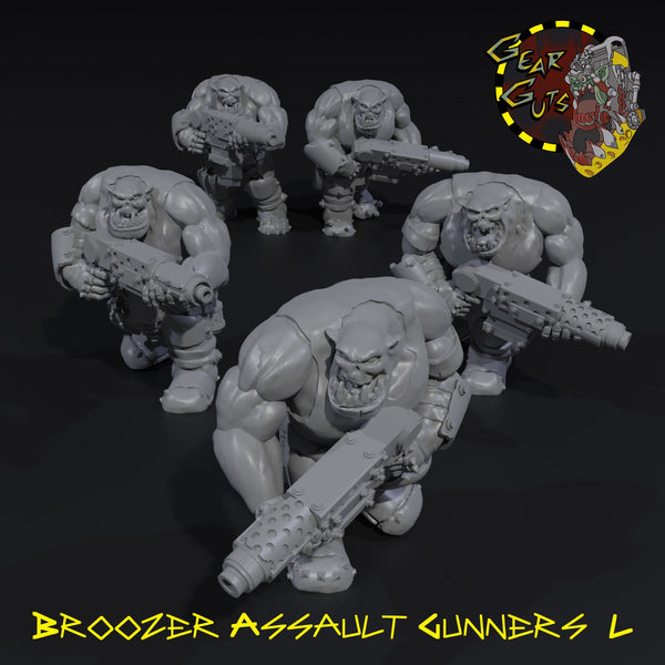 Broozer Assault Gunners x5 - L - STL Download