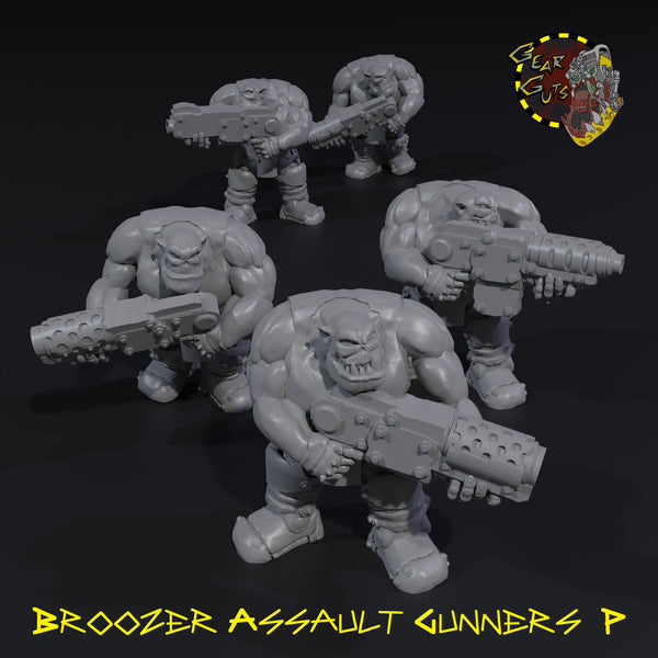 Broozer Assault Gunners x5 - P - STL Download