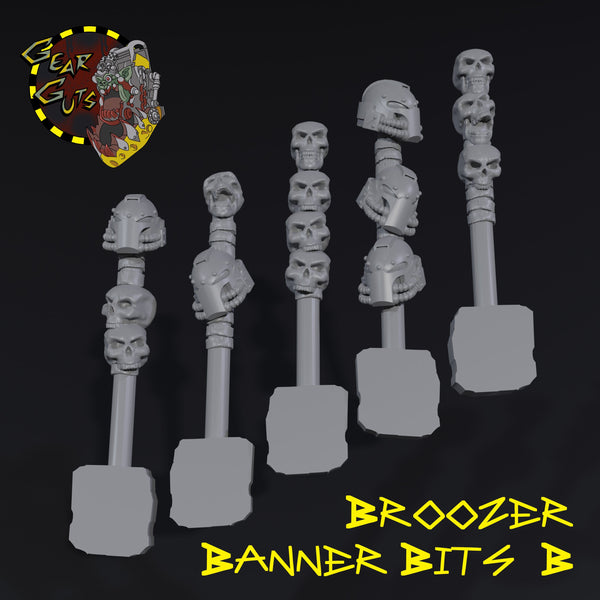 Broozer Banner Bits x5 - B - STL Download