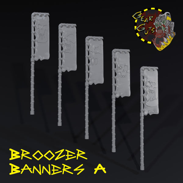 Broozer Banners x5 - A - STL Download