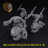 Broozer Dogosaur Riders x3 - B - STL Download