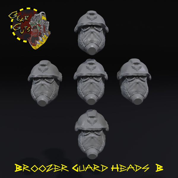 Broozer Guard Heads x5 - B - STL Download