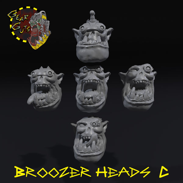 Broozer Heads x5 - C - STL Download