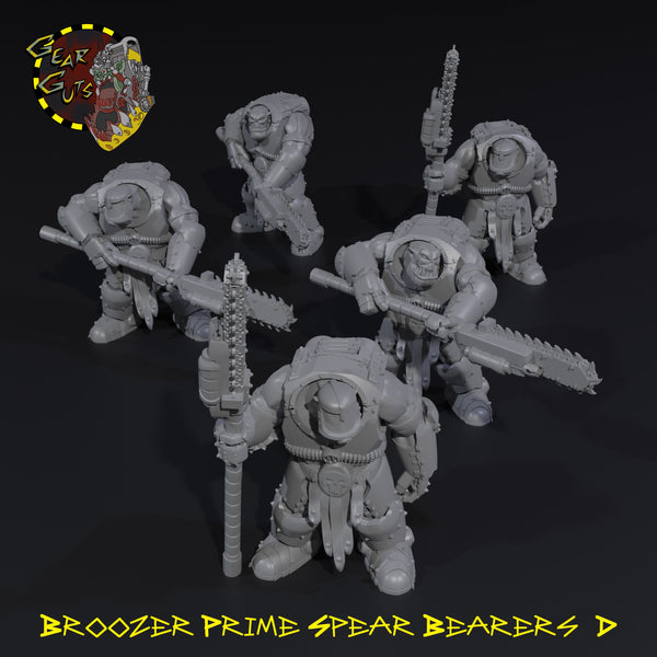 Broozer Prime Spear Bearers x5 - D - STL Download