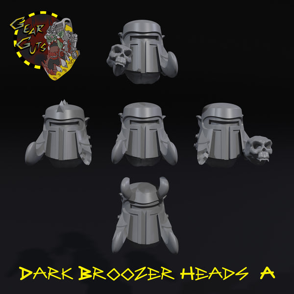Dark Broozer Heads x5 - A - STL Download