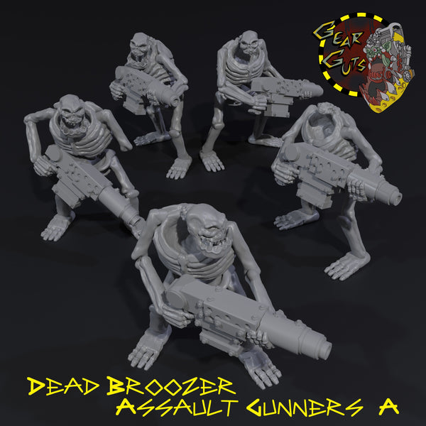 Dead Broozer Assault Gunners x5 - A - STL Download