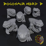 Dogosaur Herd x7 - D - STL Download