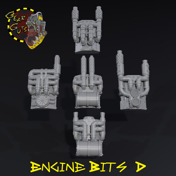 Engine Bits x5 - D -STL Download