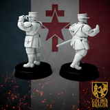 New French Republic Infantry Officers x3