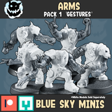 Arms x10 - Pack 1 'Gestures'