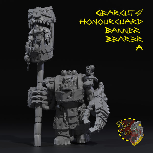 Gearguts' Honorguard Banner Bearer - A