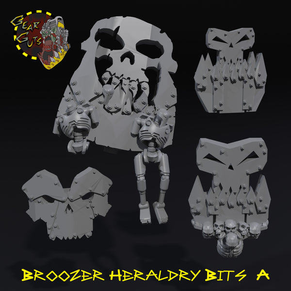 Broozer Heraldry Bits x4 - A