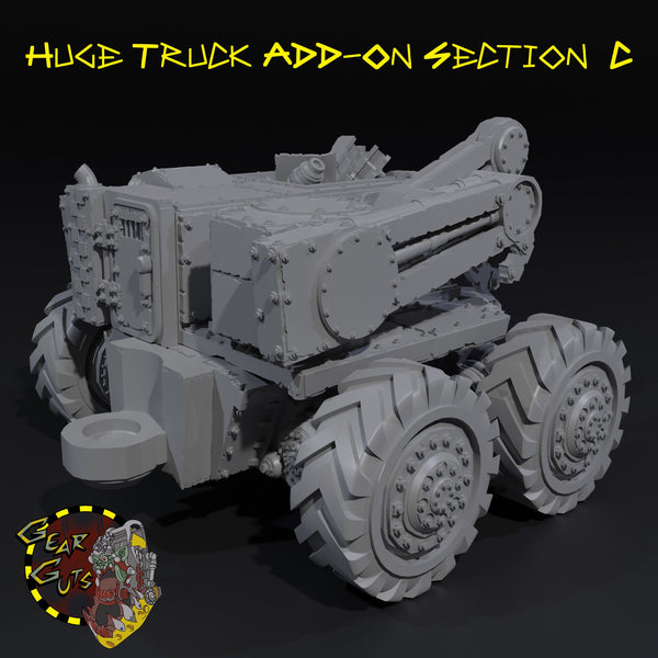 Huge Truck Add-On Section - C - STL Download