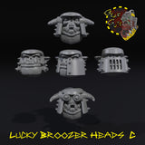 Lucky Broozer Heads x5 - C - STL Download