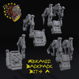 Mekanic Backpacks x4 - A - STL Download