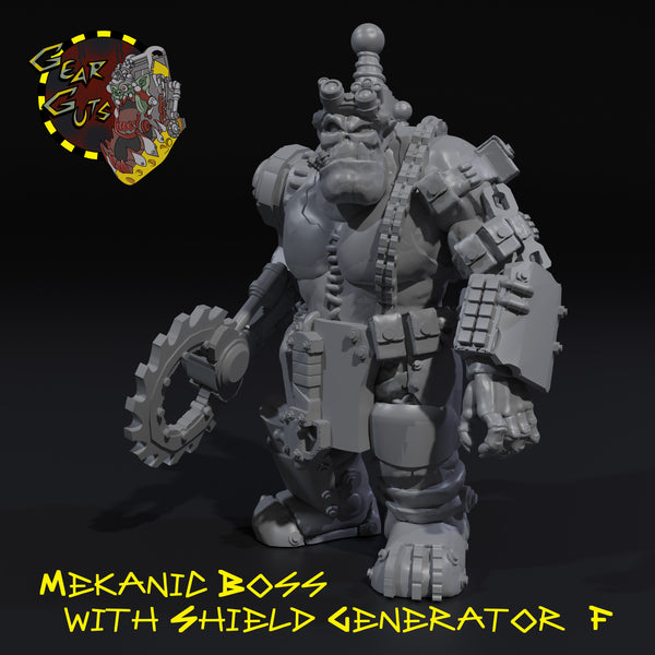 Mekanic Boss with Shield Generator - F