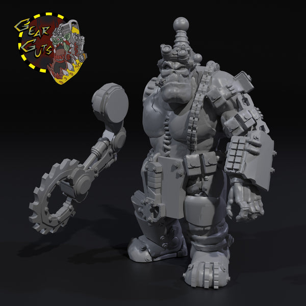 gear stl generator Mekanic Boss with Shield Generator - F