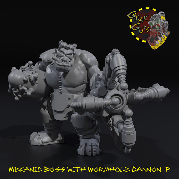 Mekanic Boss with Wormhole Cannon - F - STL Download