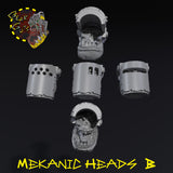 Mekanic Heads x5 - B - STL Download