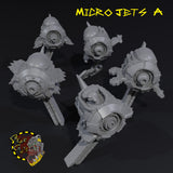 Micro Jets x5 - A - STL Download