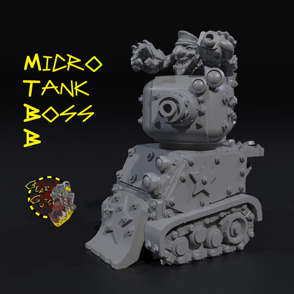 Micro Tank Boss - B - STL Download