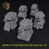 Micro Tank Pirate Veterans x5 - A - STL Download